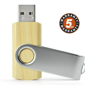 Pamięć USB TWISTER MAPLE 8 GB z własnym nadrukiem