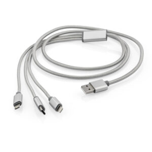 Kabel USB 3 w 1 TALA z własnym nadrukiem